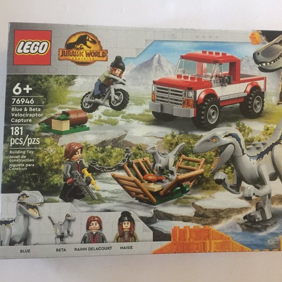 NEW Official Lego Jurassic World Dominion Blue & Beta Velociraptor Culture Set - Picture 1 of 4